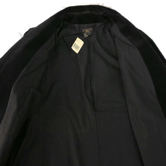 NEW RRL Corduroy Blazer Jacket Black Ralph Lauren Double RL Fine USA Size XL - Picture 7 of 10